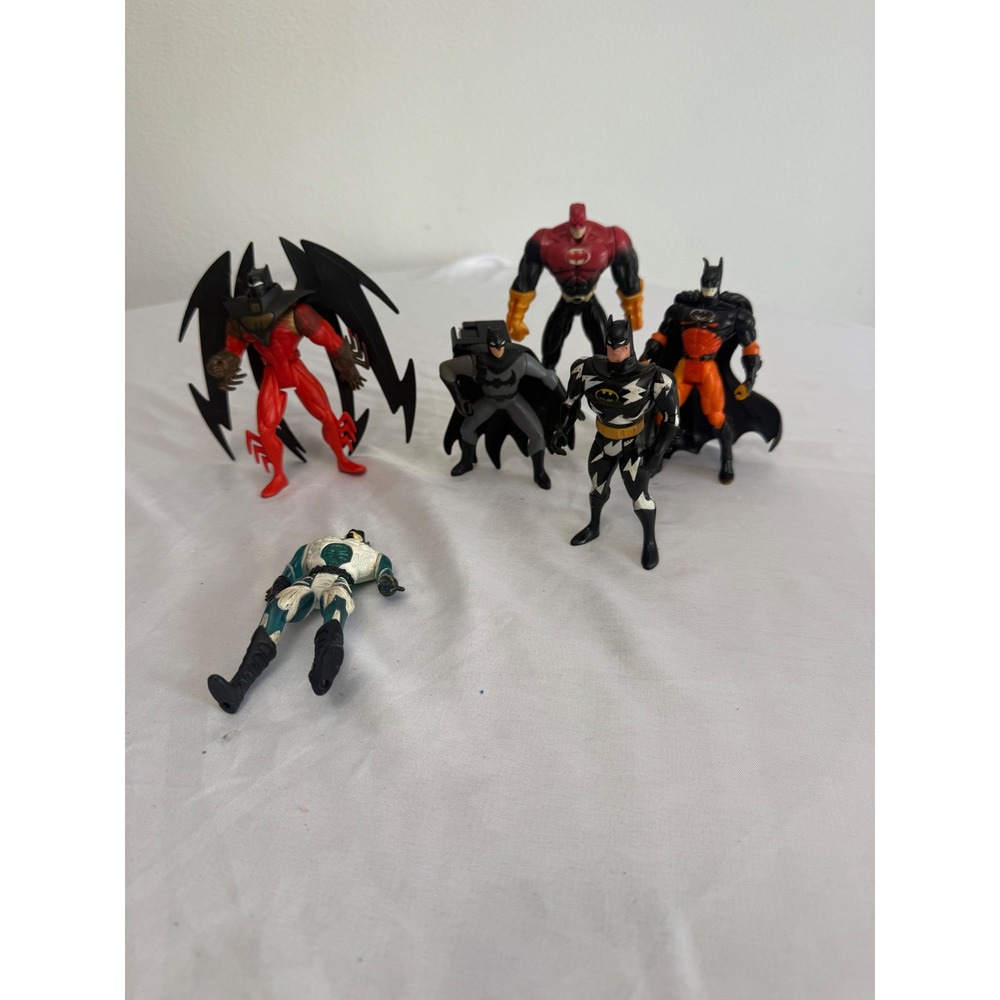 Vintage Batman Action Figure Lot Kenner Hasbro 90s DC Comics Multiverse Toys
